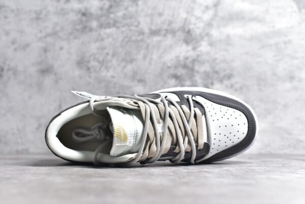 Nike SB Dunk Low Customization - Crack Grey White    DV0833-100 - Image 4