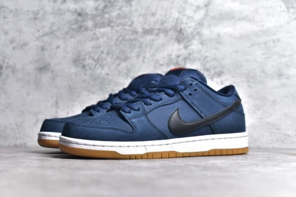 Nike SB Dunk  Pro Iso "Navy Black Gum"    CW7463-401 - Image 2
