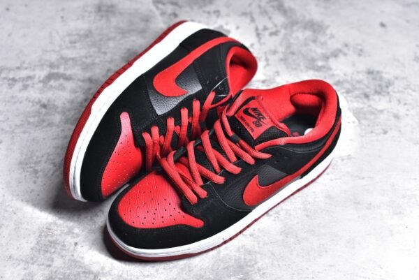 Nike SB Dunk Low J Pack Bred Black and Red    304292-039 - Image 7