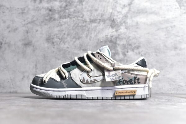 Nike SB Dunk Low Forest fruit deconstruction drawstring shoelaces    DV0831-101