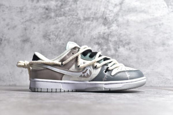 Nike SB Dunk Low Forest fruit deconstruction drawstring shoelaces    DV0831-101 - Image 3