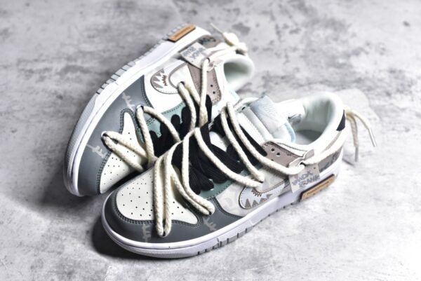 Nike SB Dunk Low Forest fruit deconstruction drawstring shoelaces    DV0831-101 - Image 7