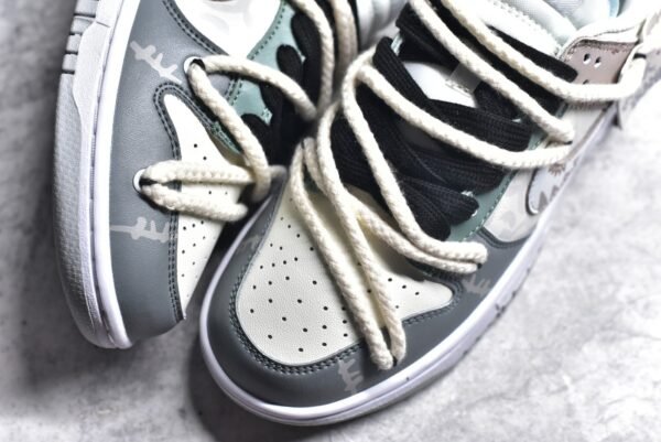 Nike SB Dunk Low Forest fruit deconstruction drawstring shoelaces    DV0831-101 - Image 8