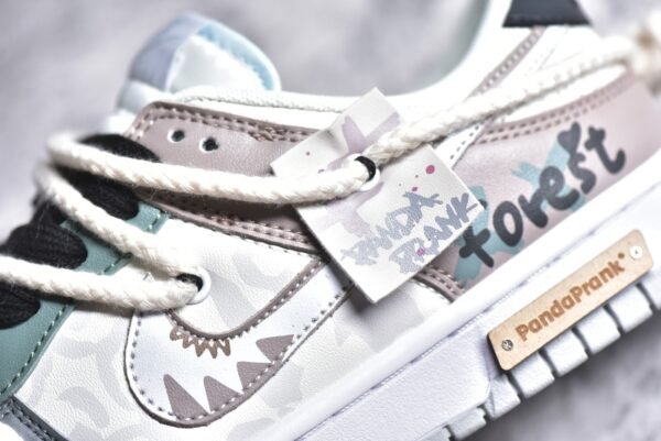 Nike SB Dunk Low Forest fruit deconstruction drawstring shoelaces    DV0831-101 - Image 12