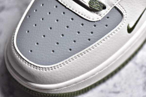 NiKe Air Force 1'07 Low Bape Collaboration - Deep Green Rice Grey    BB6566-205 - Image 5