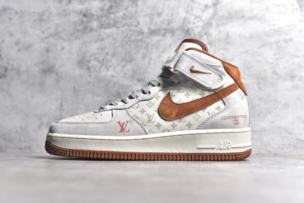 NiKe Air Force 1'07 Mid LV collaboration - fluorescent denim print    DQ7688-400