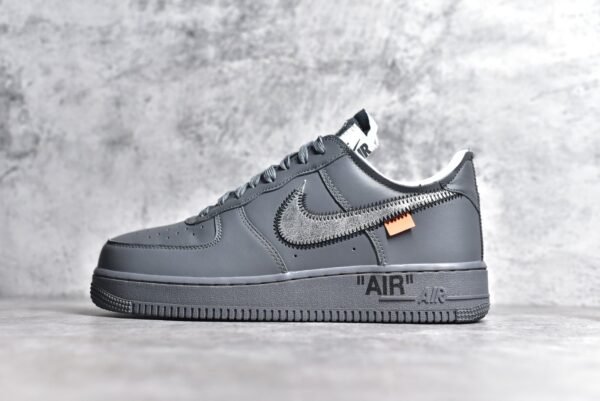NiKe Air Force 1'07 Low x Off-White OW Joint Grey Art Museum    DX1419-500