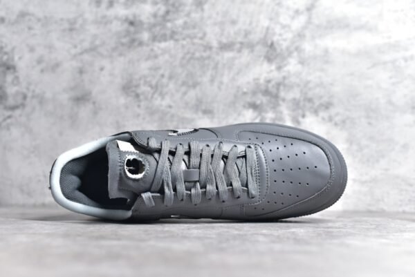 NiKe Air Force 1'07 Low x Off-White OW Joint Grey Art Museum    DX1419-500 - Image 4