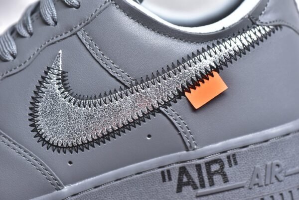 NiKe Air Force 1'07 Low x Off-White OW Joint Grey Art Museum    DX1419-500 - Image 12