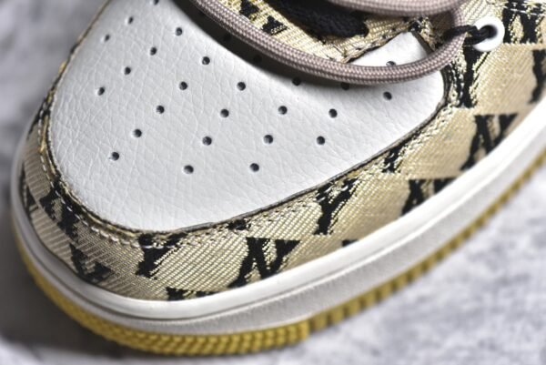 NiKe Air Force 1'07 Low x MLB joint payment-White brown    BD7700-777 - Image 10