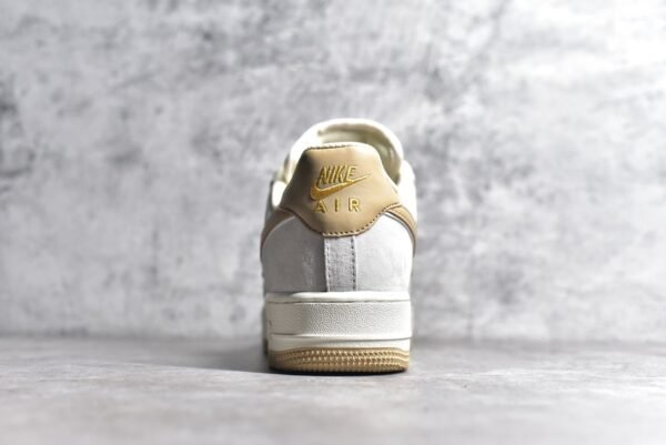 NiKe Air Force 1'07 Low Xiaogou khaki suede    KK5636-310 - Image 5