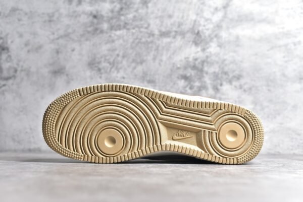 NiKe Air Force 1'07 Low Xiaogou khaki suede    KK5636-310 - Image 6