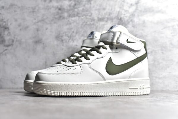 NiKe Air Force 1'07 Mid Rice white green    LZ6819-608 - Image 2