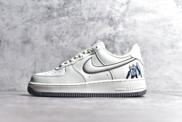 NiKe Air Force 1'07 Low Gundam Theme - White Grey    GA1512-885
