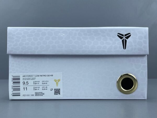Nike Air Force 1 x Kobe Bryant  Lakers Home    FZ1151-100 - Image 9