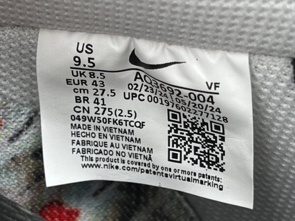 NiKe Air Force 1'07 Low G-Dragon Peaceminusone Para-Noise    AQ3692-004 - Image 8