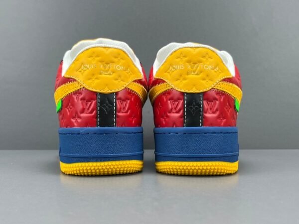 Nike Air Force 1 Low x LOUlS VUlTTON Co branded item - Blue, Red, Yellow - Image 3