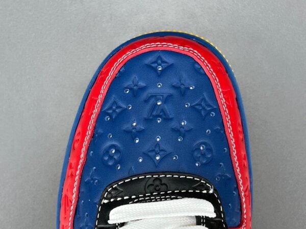 Nike Air Force 1 Low x LOUlS VUlTTON Co branded item - Blue, Red, Yellow - Image 10