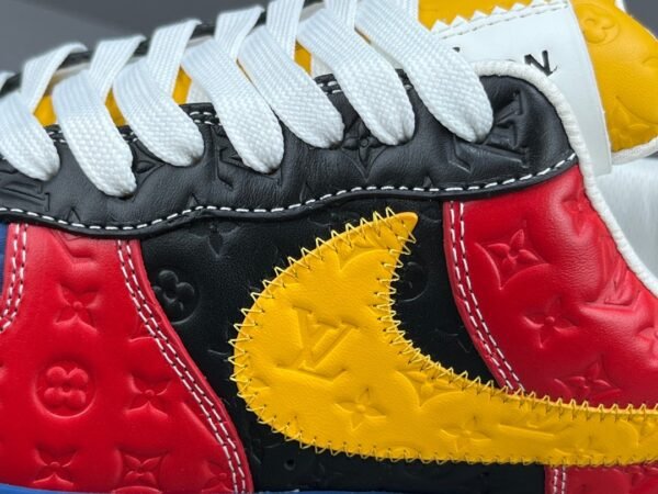 Nike Air Force 1 Low x LOUlS VUlTTON Co branded item - Blue, Red, Yellow - Image 12
