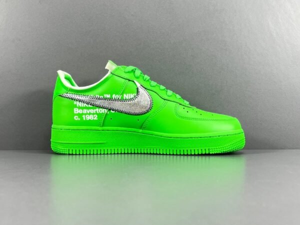NiKe Air Force 1'07 Low x Off-White Co branded - Green    DX1419-300 - Image 2