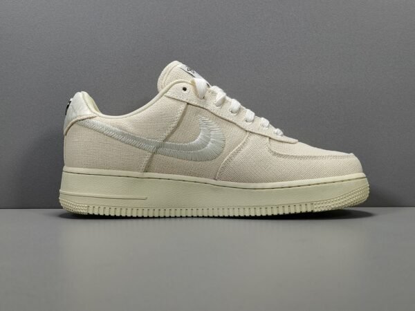 NiKe Air Force 1'07 Low x Stussy Fossil    CZ9084-200 - Image 2