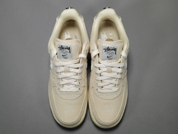 NiKe Air Force 1'07 Low x Stussy Fossil    CZ9084-200 - Image 3