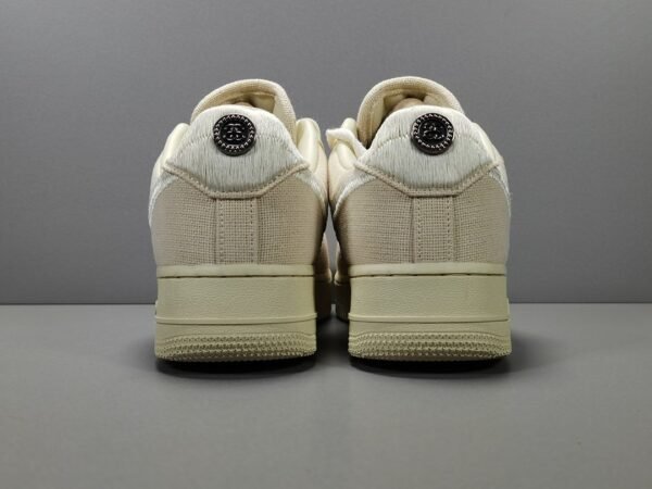 NiKe Air Force 1'07 Low x Stussy Fossil    CZ9084-200 - Image 4
