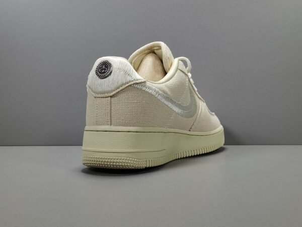 NiKe Air Force 1'07 Low x Stussy Fossil    CZ9084-200 - Image 6