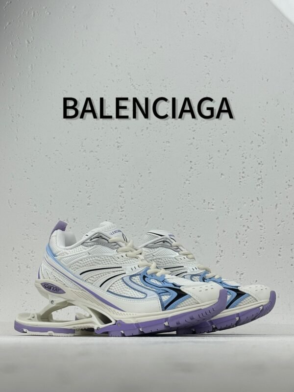 Balenciaga  x-Pander  white blue purple  653870 W1RH6 0910 - Image 4