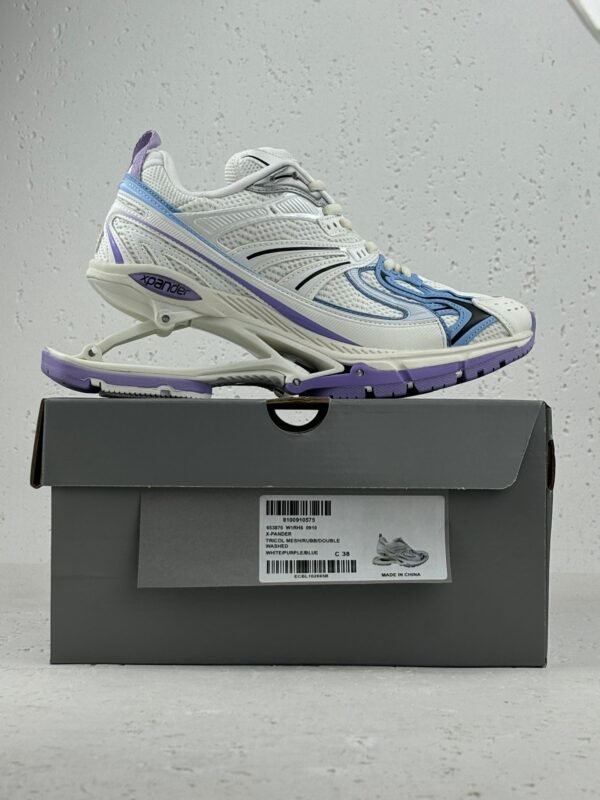 Balenciaga  x-Pander  white blue purple  653870 W1RH6 0910 - Image 9
