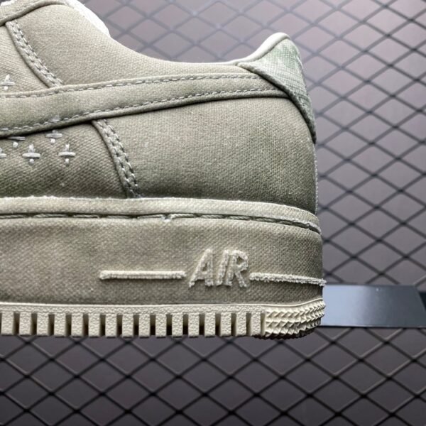 Nike Air Force 1 '07 Low NAI-KE Olive Canvas    DV4246-333 - Image 4