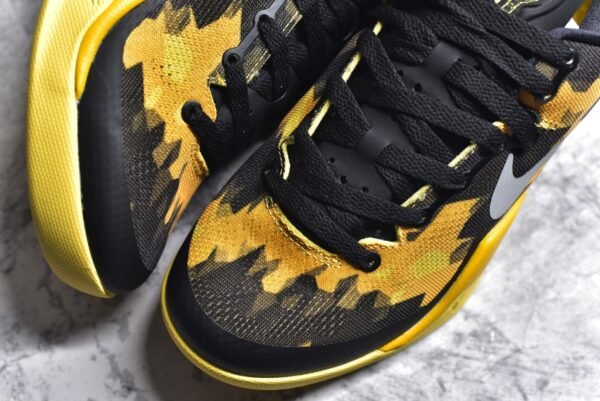 Nike Zoom Kobe 8 Black Yellow    555286-077 - Image 5
