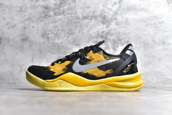 Nike Zoom Kobe 8 Black Yellow    555286-077