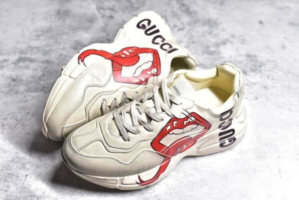 GUCCl Rhyton Vintage Trainer Sneakers 552089 A9L00 9522 - Image 7
