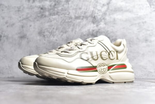 GUCCl Rhyton Vintage Trainer Sneakers 528892 DRW00 9522 - Image 2