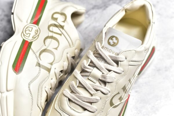 GUCCl Rhyton Vintage Trainer Sneakers 528892 DRW00 9522 - Image 9