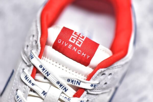 Nike SB Dunk Low Givenchy Collaboration - Grey Blue Red Double Hook    CF3688-033 - Image 11