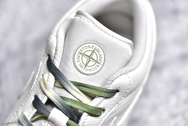 Air Jordan 1 Low Stone Island Collaboration - Mi Green Double Splicing    DC2024-029 - Image 11