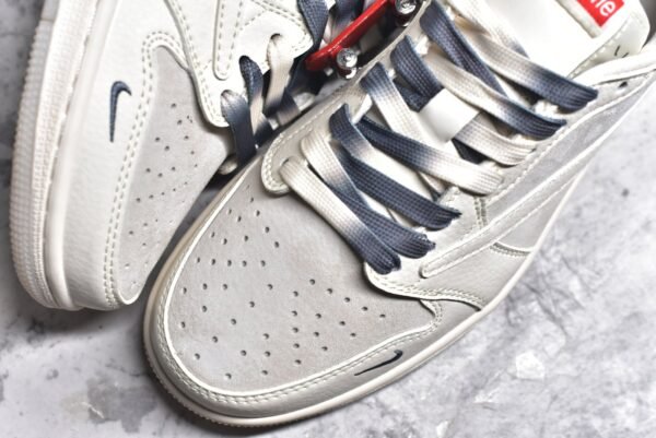 Travis Scott x Fragment Design x Air Jordan 1 Low OG SP Supreme joint-off-white and gray    BB7518-001 - Image 8