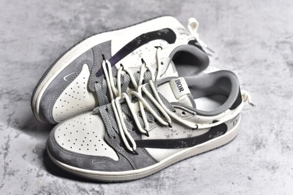 Travis Scott x Fragment Design x Air Jordan 1 Low OG SP Dior joint-ink drawstring    DM9288-002 - Image 7