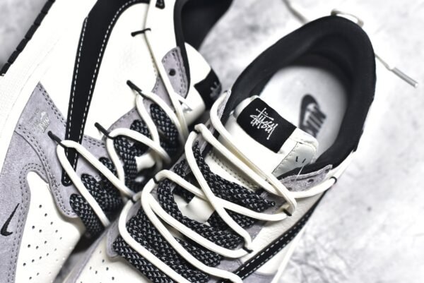 Travis Scott x Fragment Design x Air Jordan 1 Low OG SP -Black hook double drawstring    SJ0086-139 - Image 8