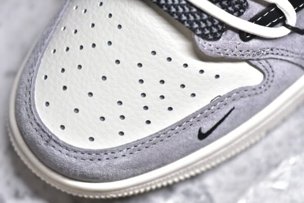 Travis Scott x Fragment Design x Air Jordan 1 Low OG SP -Black hook double drawstring    SJ0086-139 - Image 9