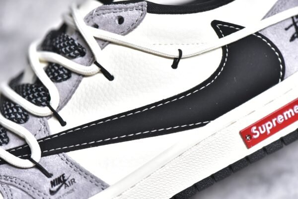 Travis Scott x Fragment Design x Air Jordan 1 Low OG SP -Black hook double drawstring    SJ0086-139 - Image 11