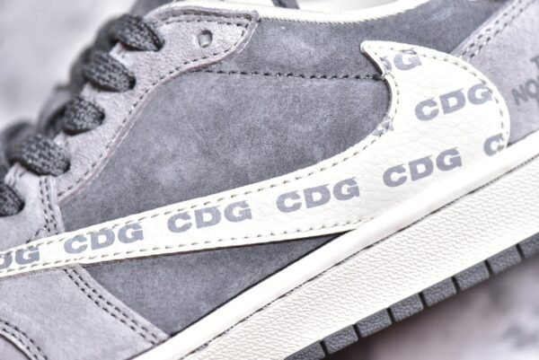 Travis Scott x Fragment Design x Air Jordan 1 Low OG SP North joint-Arctic gray    XS3086-008 - Image 11