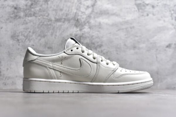 Travis Scott x Air Jordan AJ1 Low OG SP TS Limited to relatives and friends Pure white    TD1228-111 - Image 3