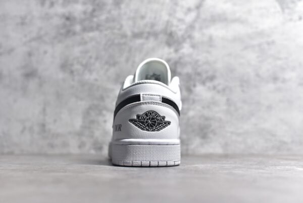 Air Jordan AJ1 Low DIAO white and black custom color scheme   LJ6688-010 - Image 4