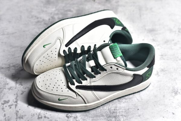 TS x Air Jordan AJ1 Low Customized color scheme with inverted hook    JJ5288-011 - Image 5
