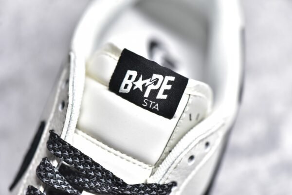 TS x Air Jordan AJ1 Low BAPE Co branded customized black and white    XY2688-106 - Image 16