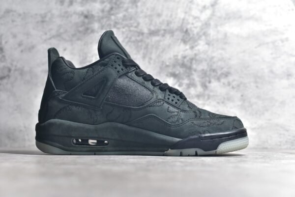 KAWS x Air Jordan AJ4  Graffiti collaboration in black and green    930155-001 - Image 9