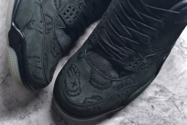 KAWS x Air Jordan AJ4  Graffiti collaboration in black and green    930155-001 - Image 6